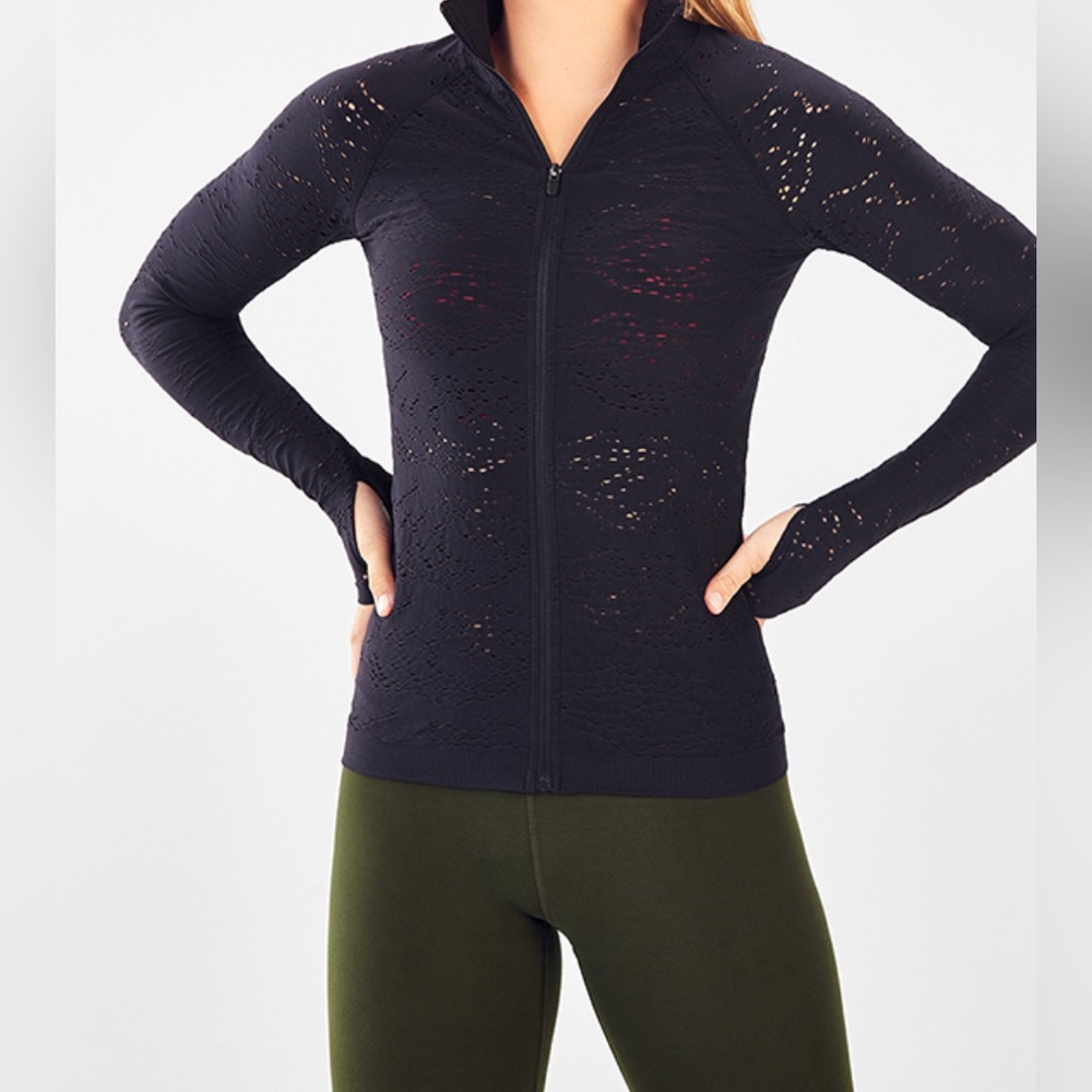 Fabletics Luciana Long-Sleeve Zip Up XS
